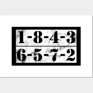 1-8-4-3-6-5-7-2 Firing Order Funny Posters and Art